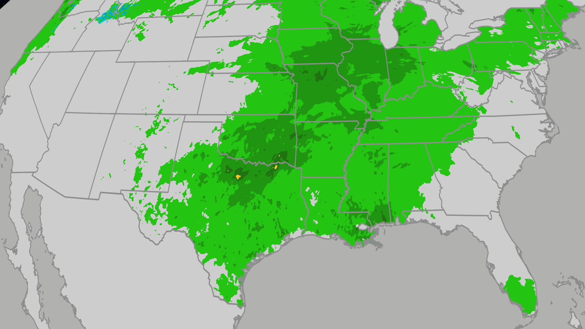 Gulf moisture fuels heavy downpours in the South, Central US