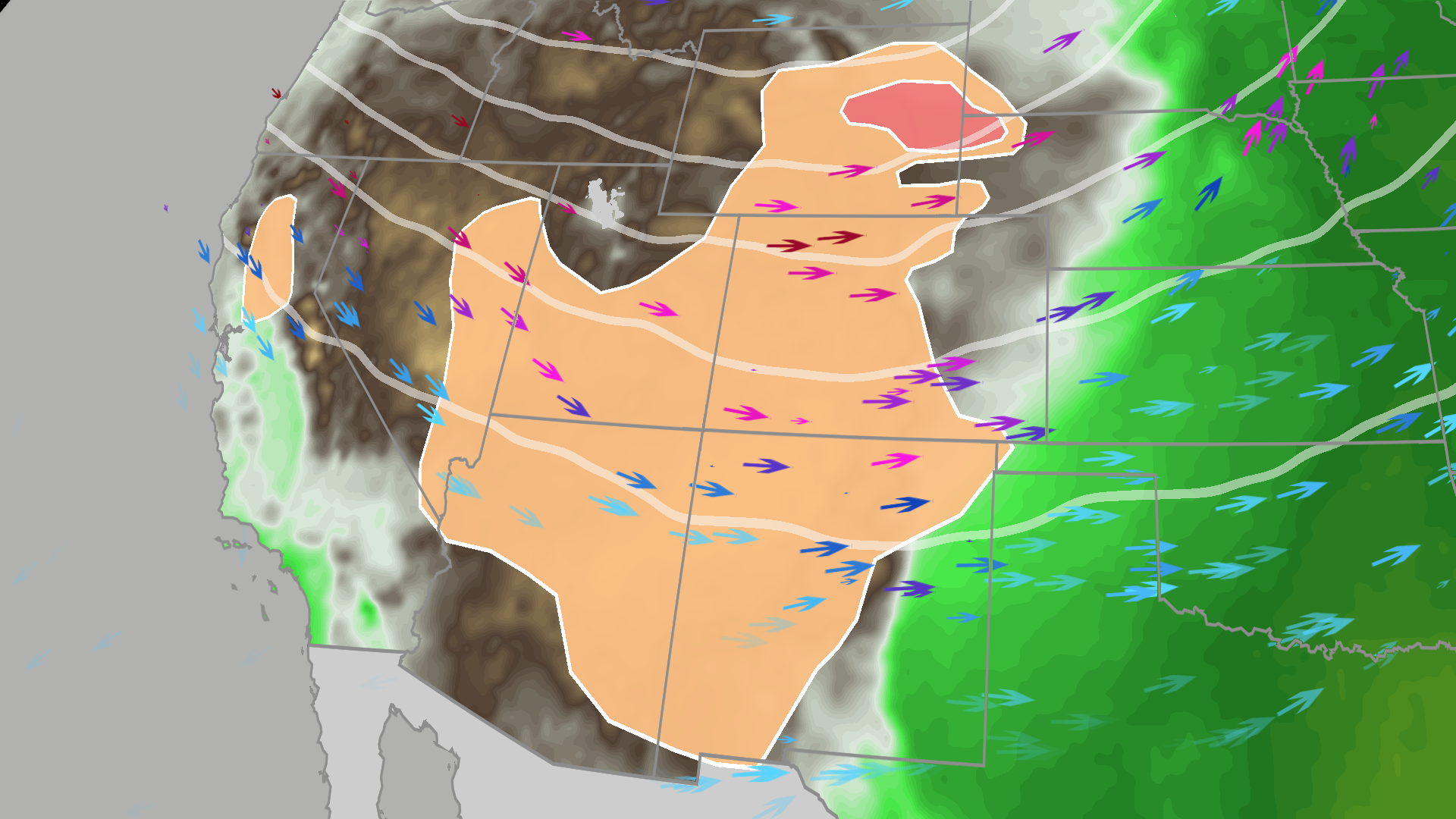 What is driving the fire weather in the Southwest this week?