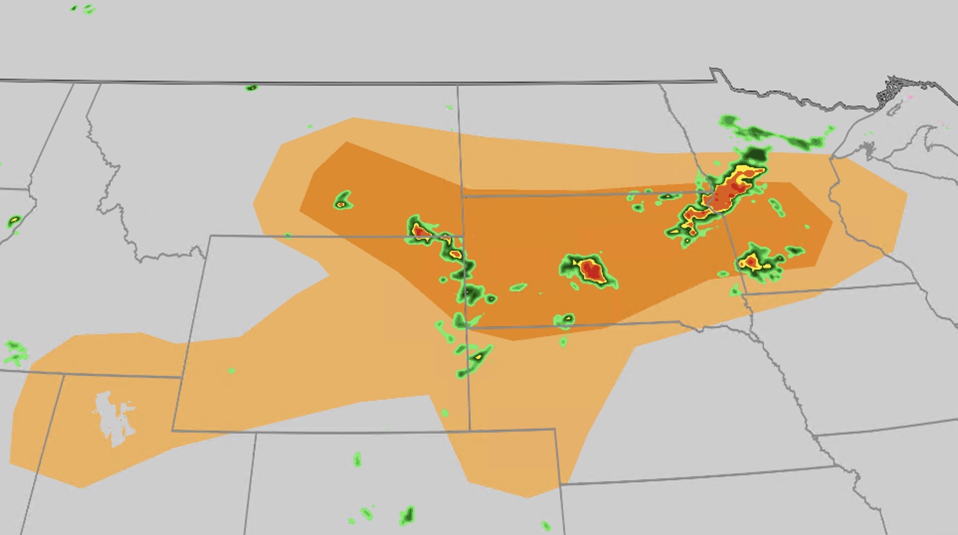 Severe storms, flood threat for Northern Plains