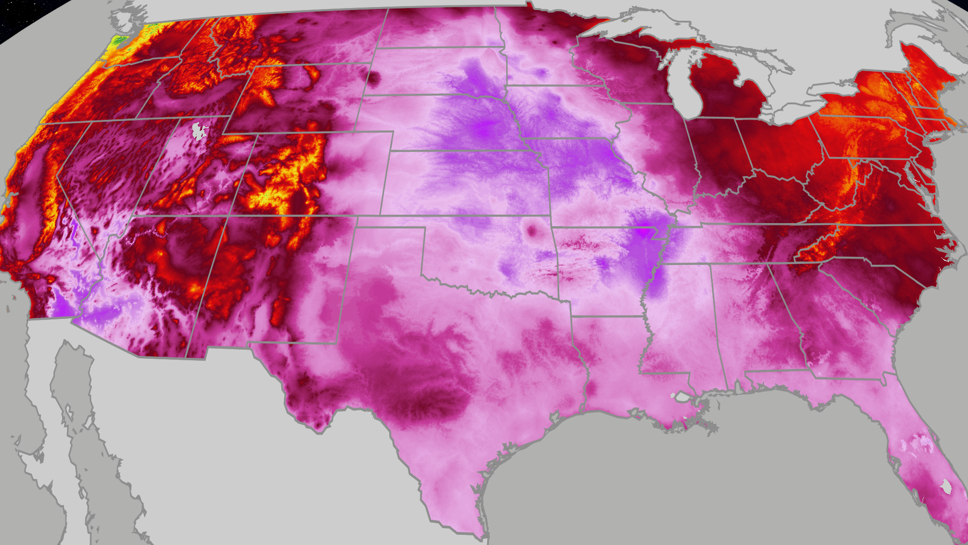 Triple-digit heat indices in Plains, Rockies, Southwest