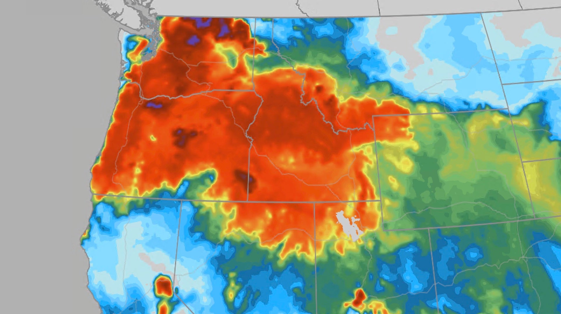 Northwest smoke drifts east as winds revive fire danger