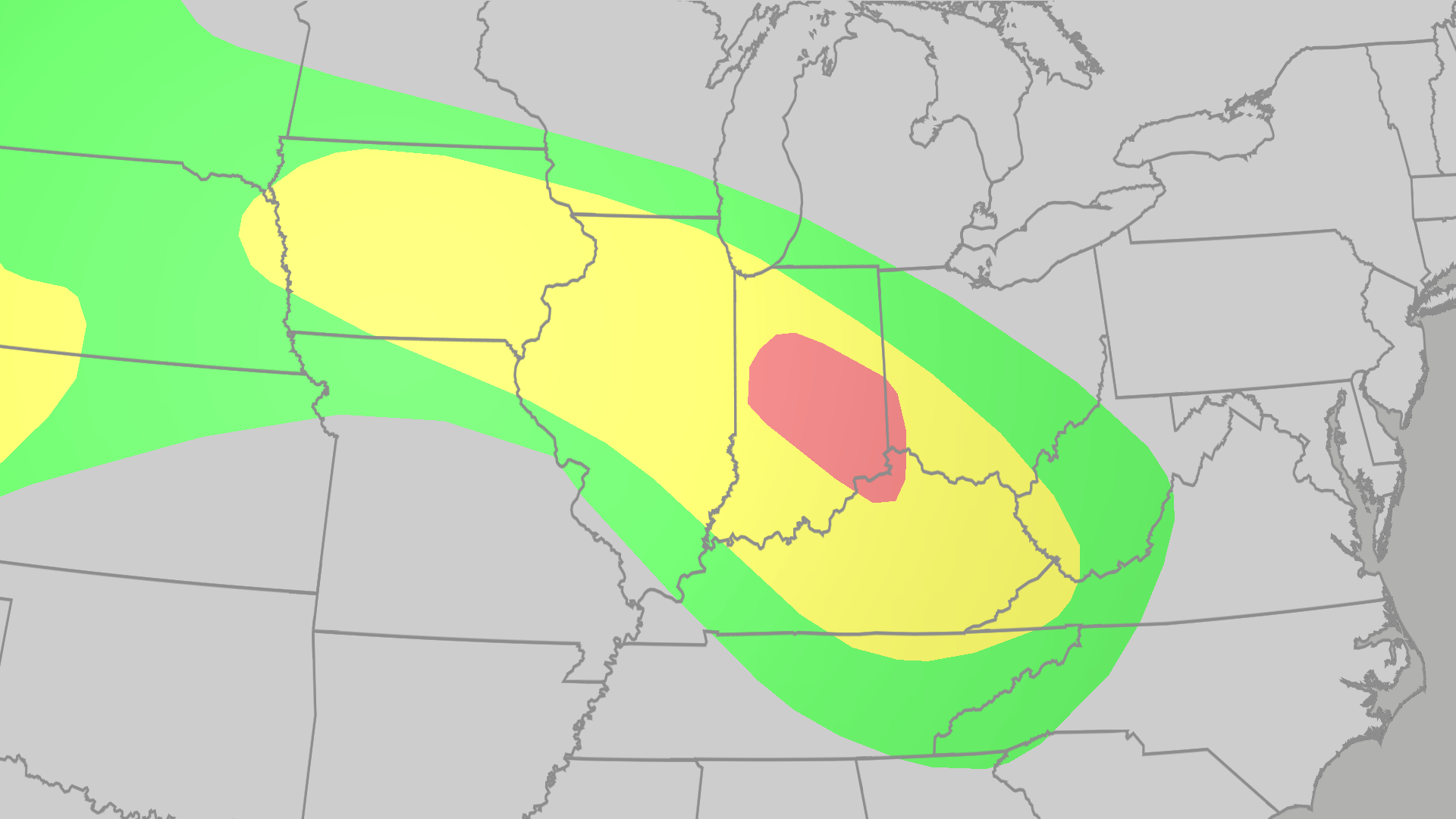 Heavy rainfall, flood threat for Midwest, mid-Atlantic