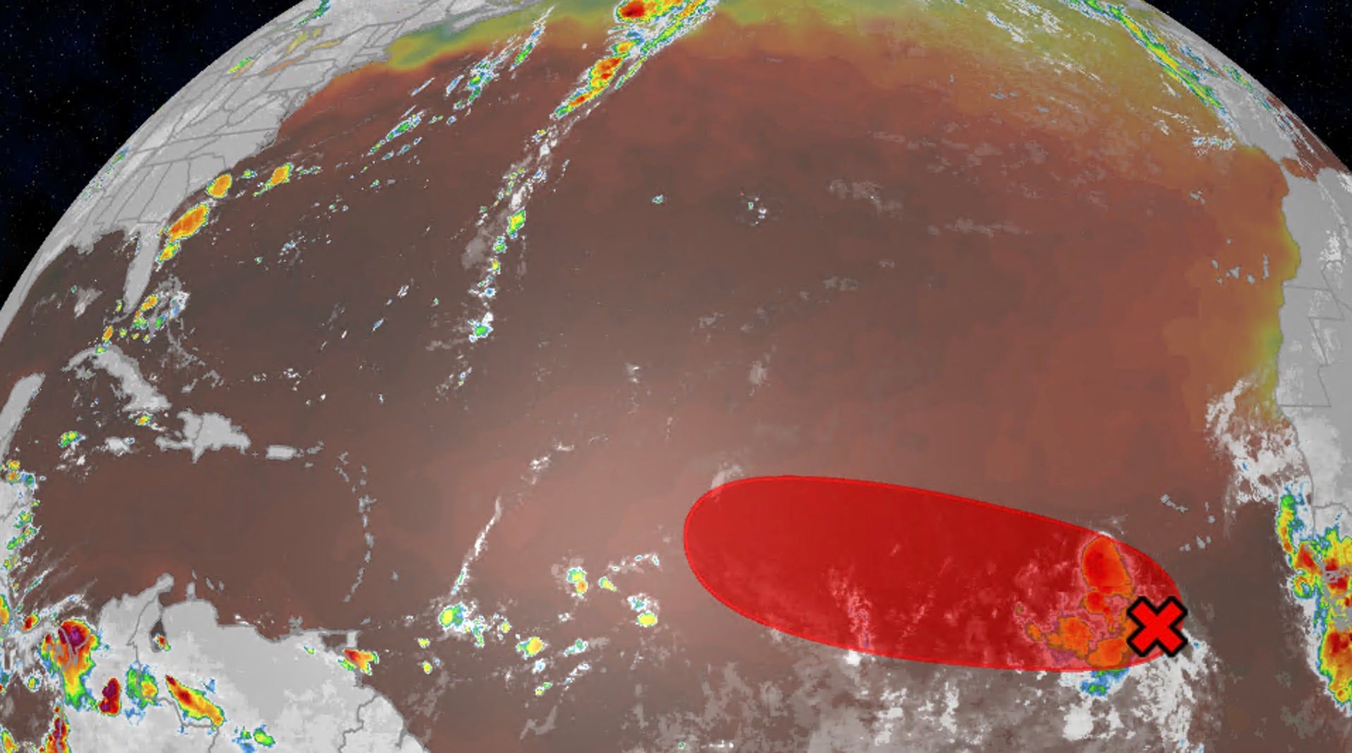 Potential Tropical Storm Dolly Monitored in Eastern Atlantic