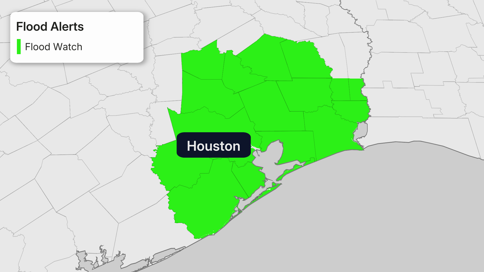 Houston flood alerts from Tropical Storm Edouard