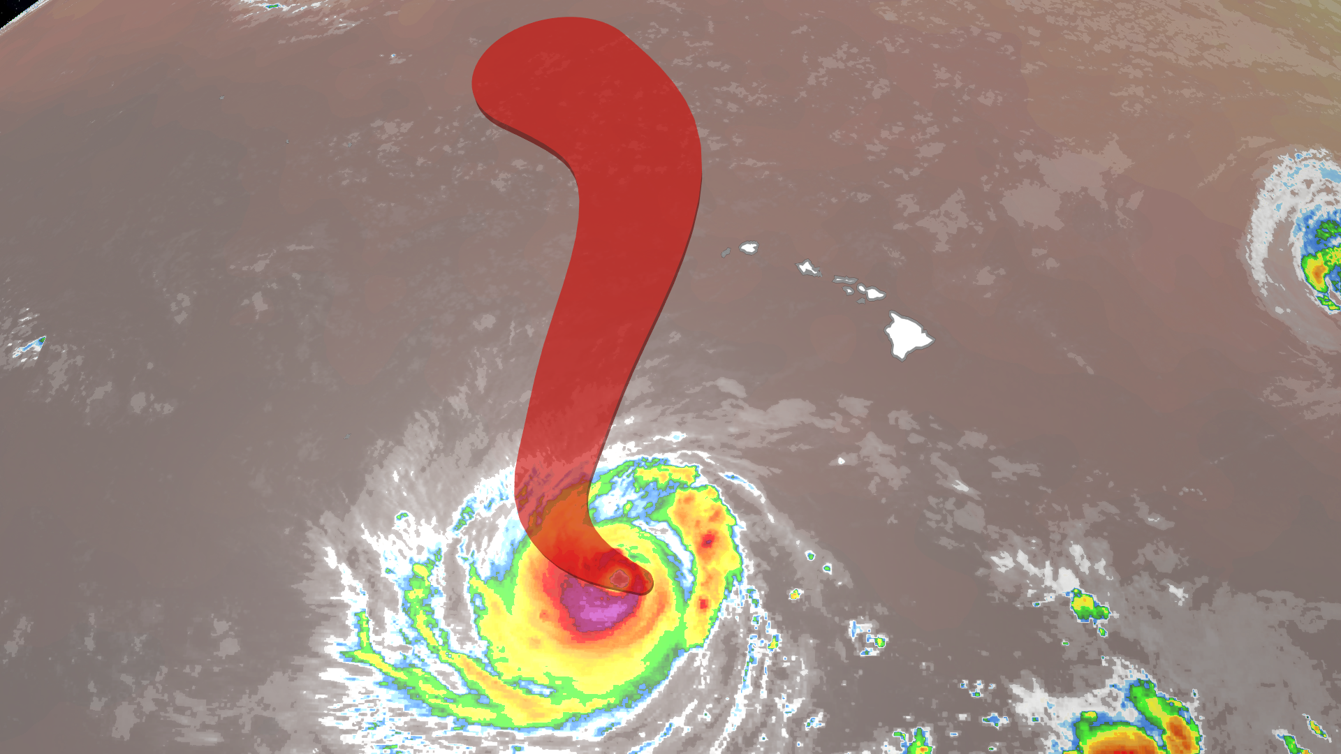Hurricane Lowell: heavy rain, dangerous surf for Hawaii