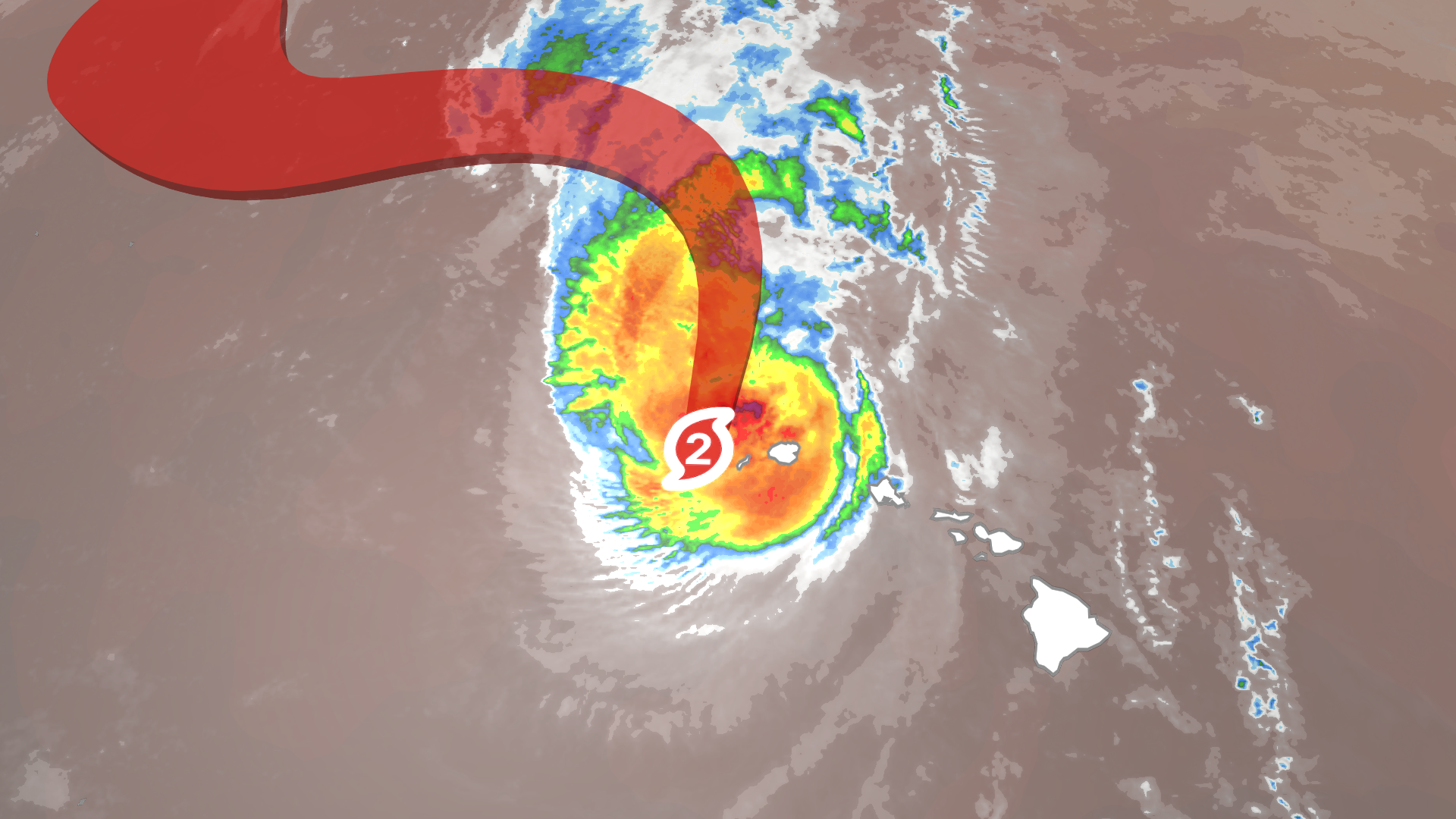 Hurricane Lowell slams Hawaii with flooding rain and wind; warnings in effect for Kauai, Ni'iha, and O'ahu as storm passes island chain