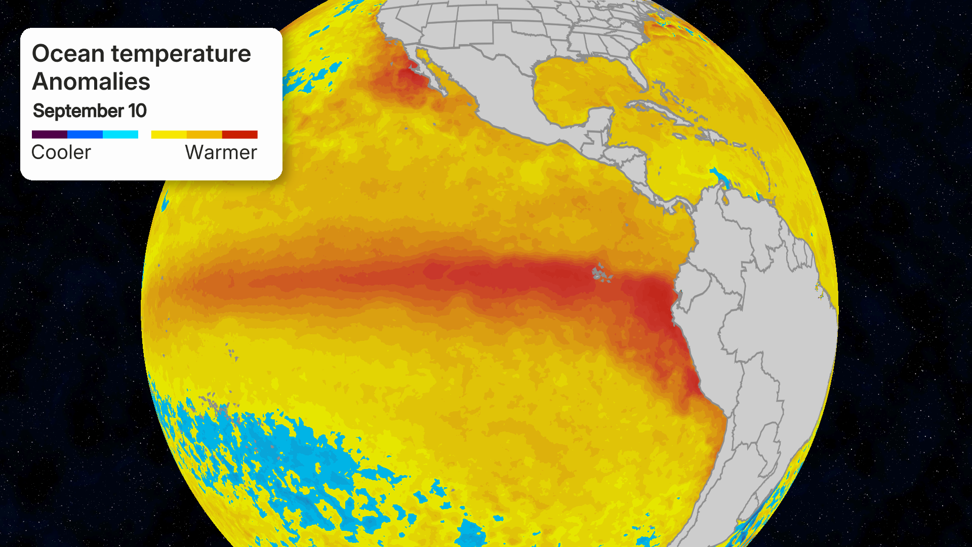 0910 SST Anomalies El Nino