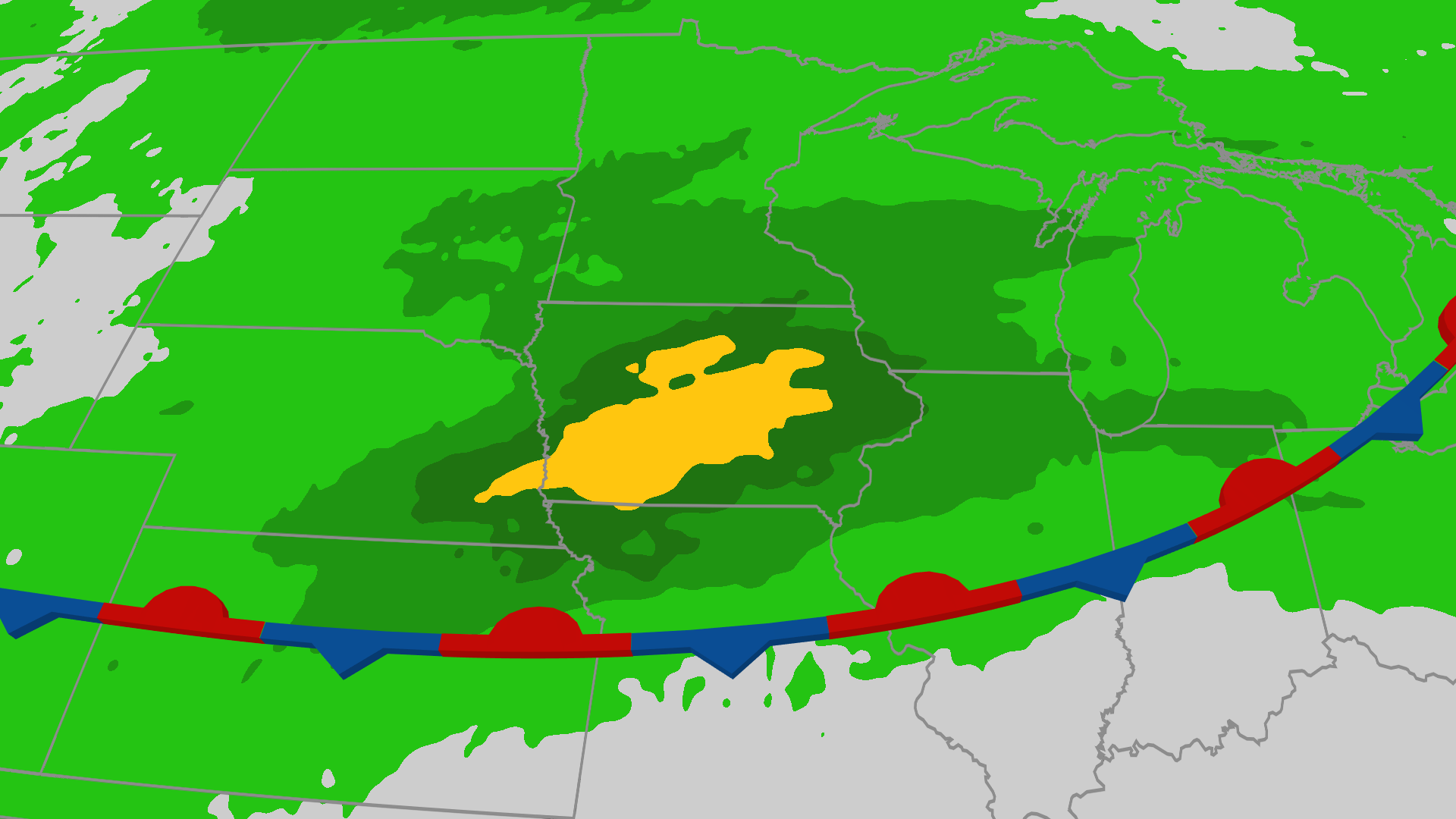 Severe Flooding Threat Looms Over Midwest and Central Plains