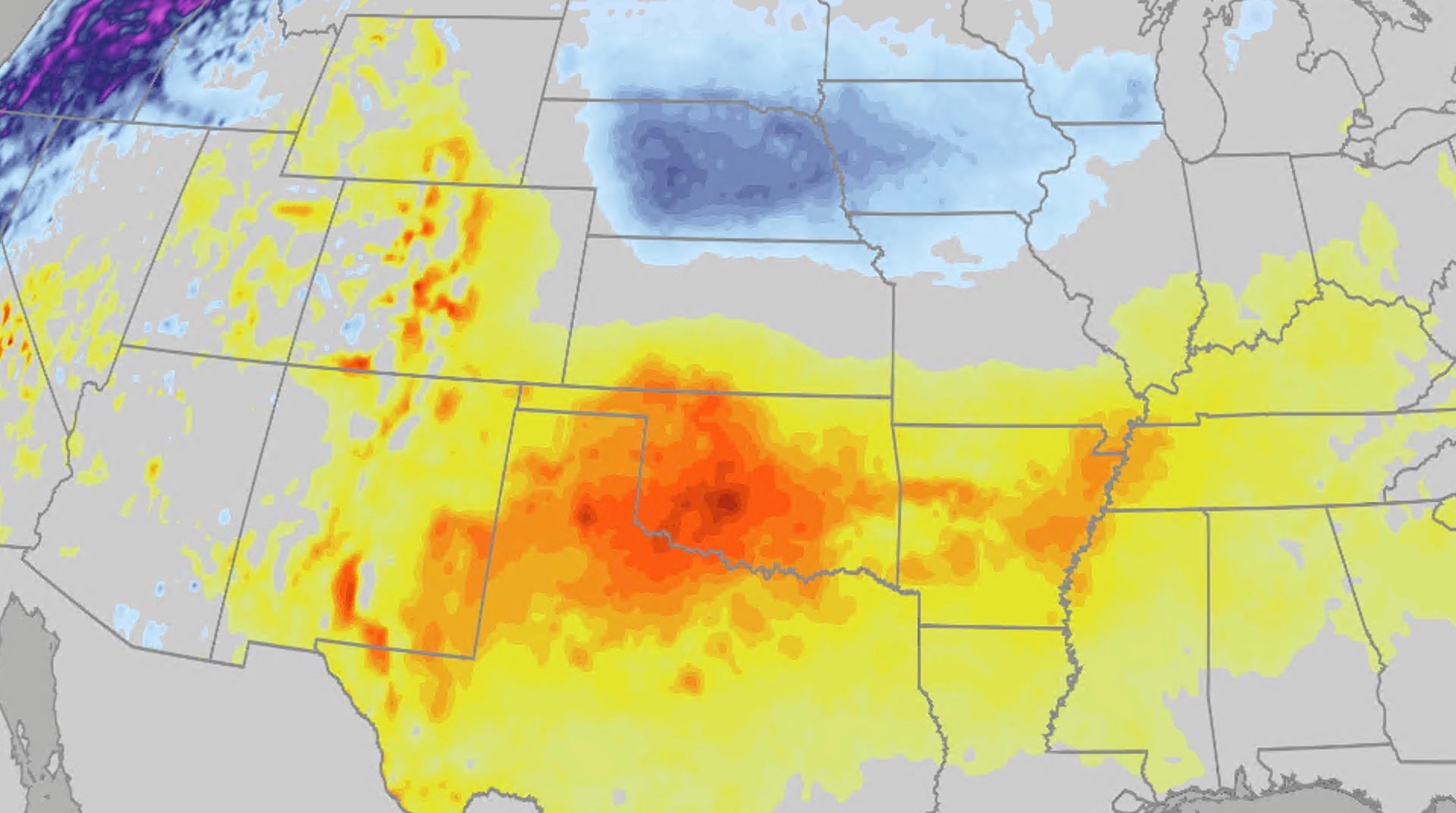 A taste of fall cooldown in the North, while South still sweats