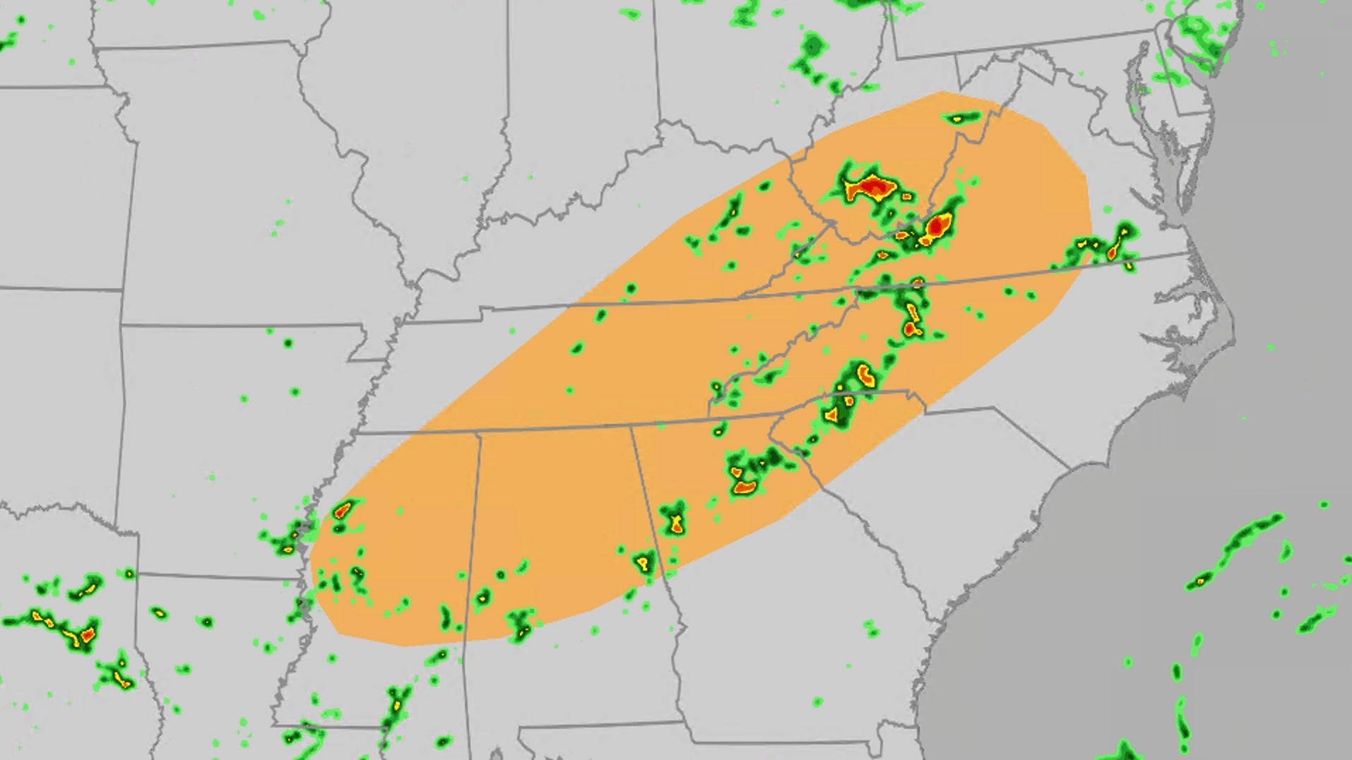 Severe weather targets East this week, with heavy rain, damaging winds