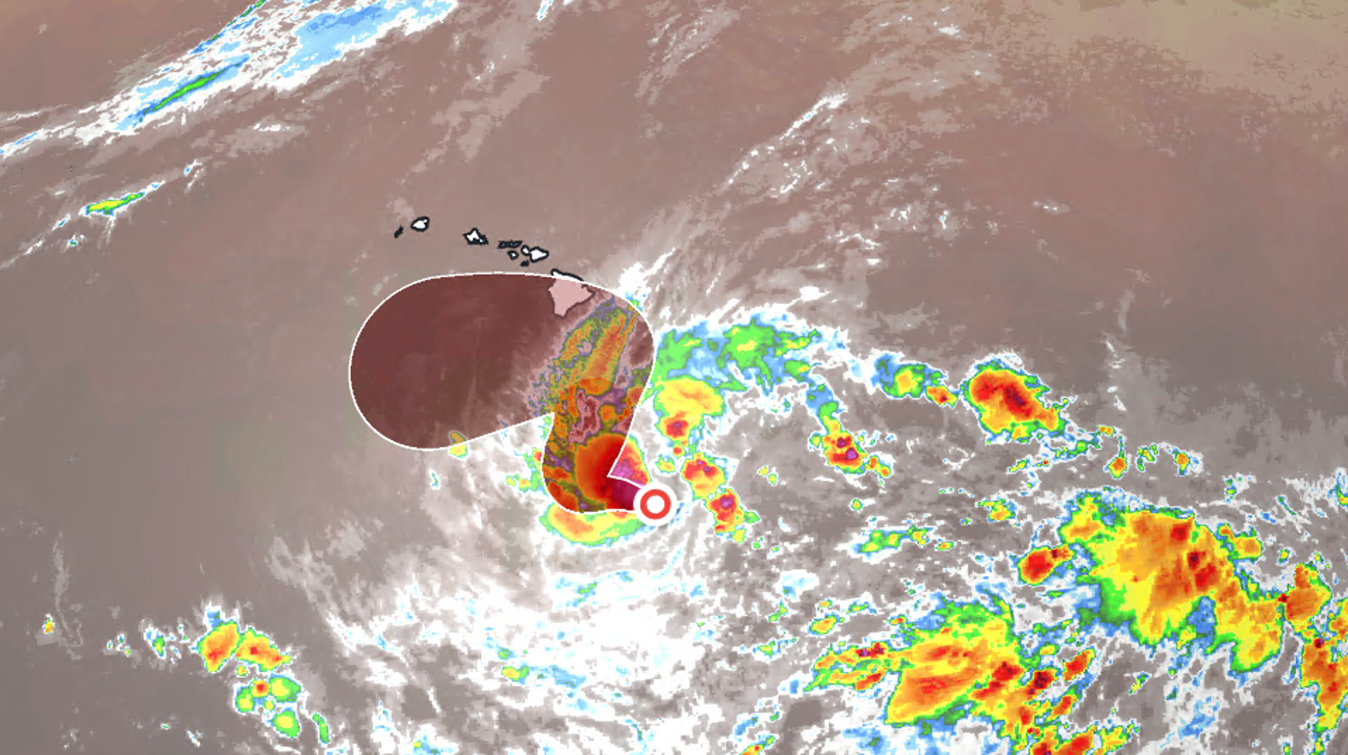 Tropical Depression Fifteen-E Expected to Strengthen into Hurricane Near Hawaii