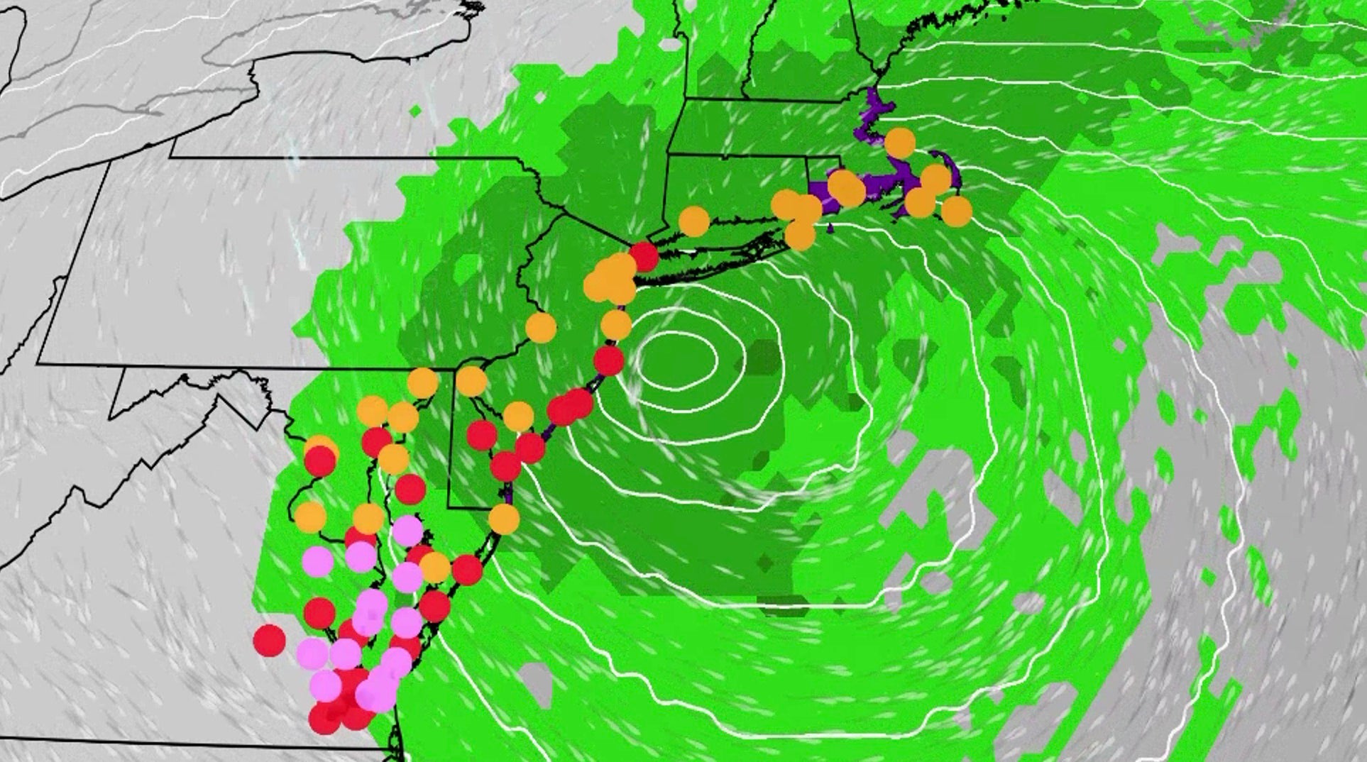 Nor'easter forecast