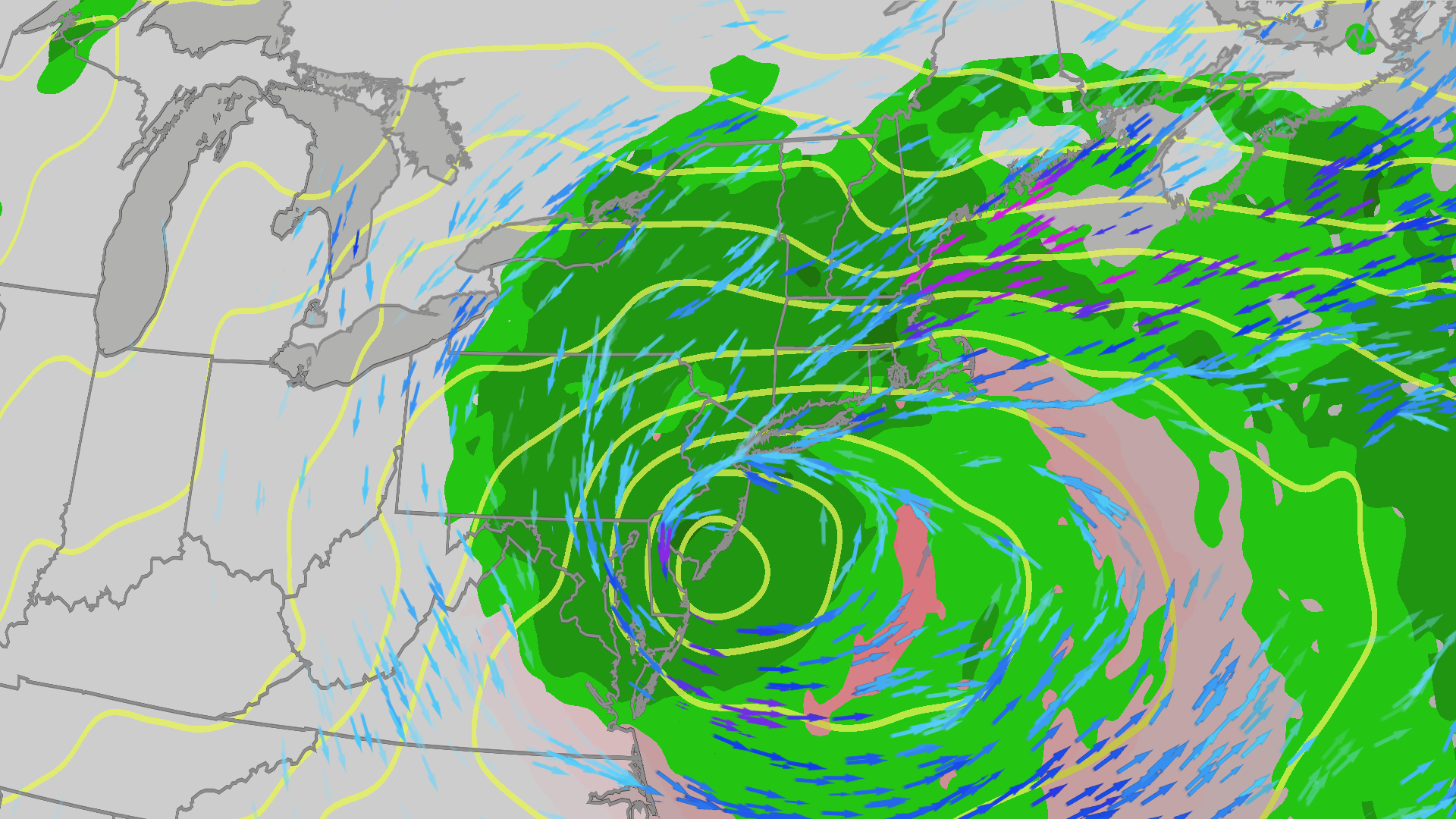 Nor&rsquo;easter continues to lash East Coast with rain, wind, flooding