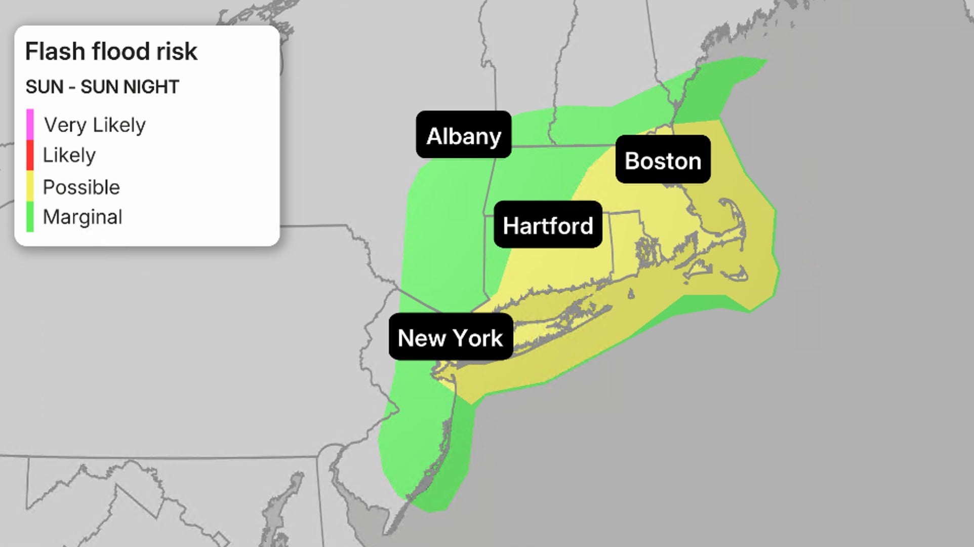 Northeast rainfall outlook