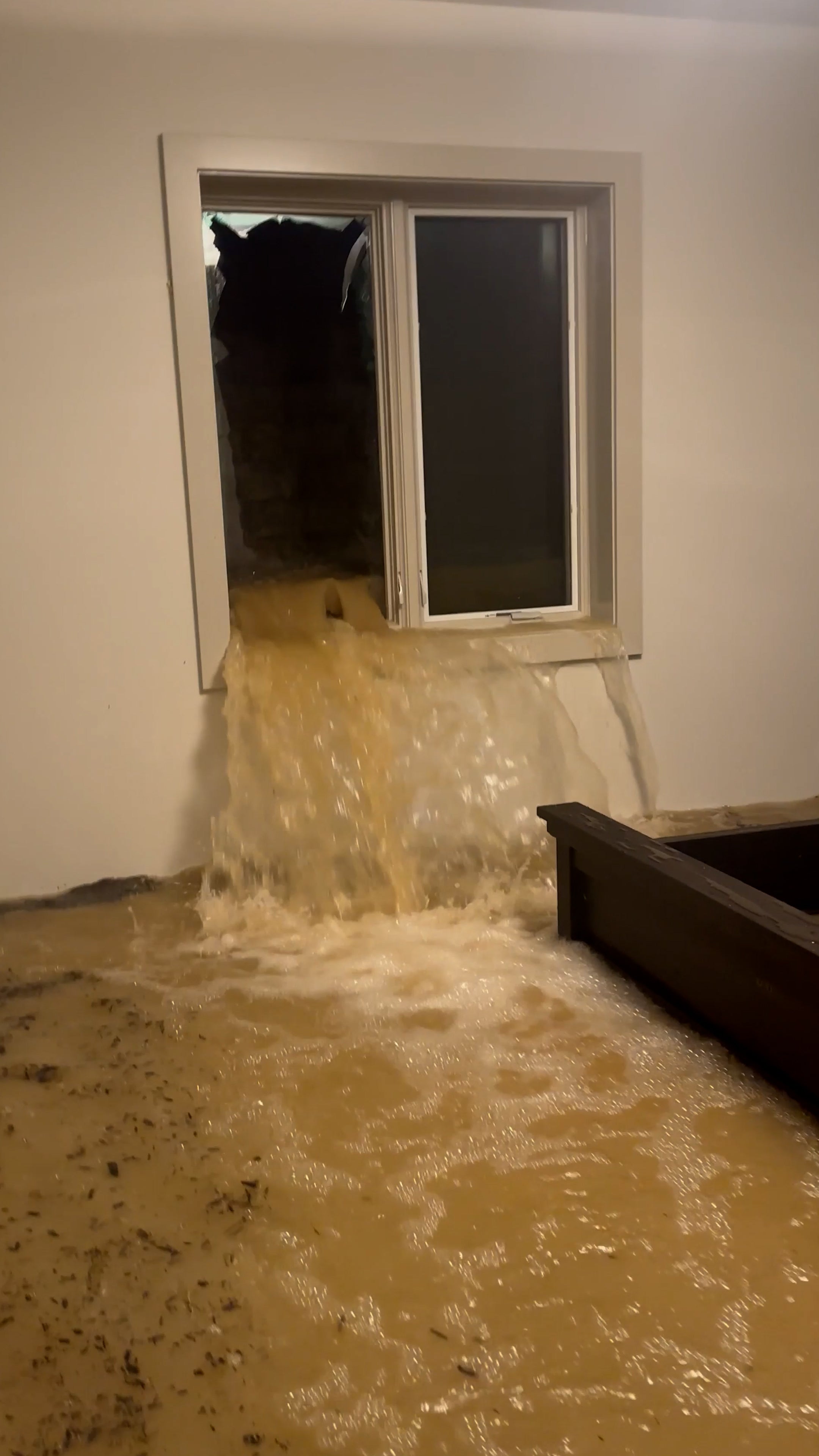Ohio basement floods fast
