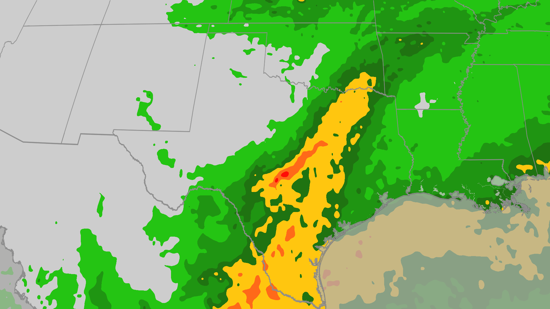 Heavy rainfall, significant flood threat for Southern Plains, Texas