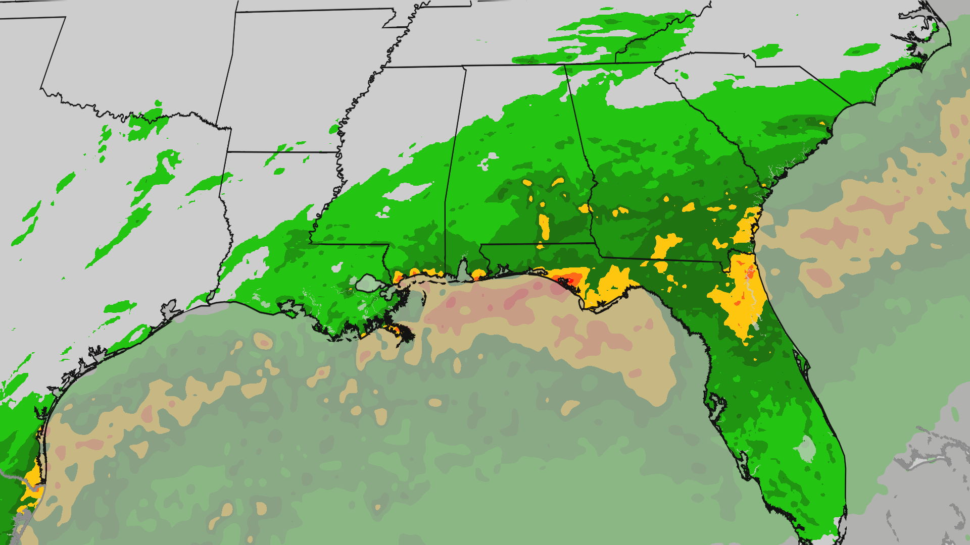 Soggy South: Rain, storms bring another day of possible flooding