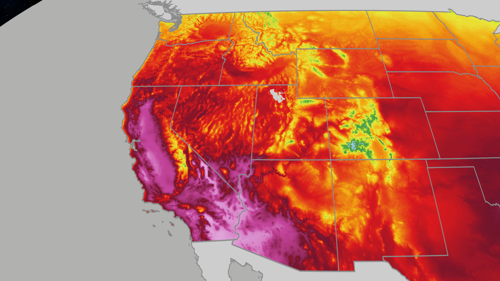 Record heat continues to bake West, as Los Angeles hits 100 degrees