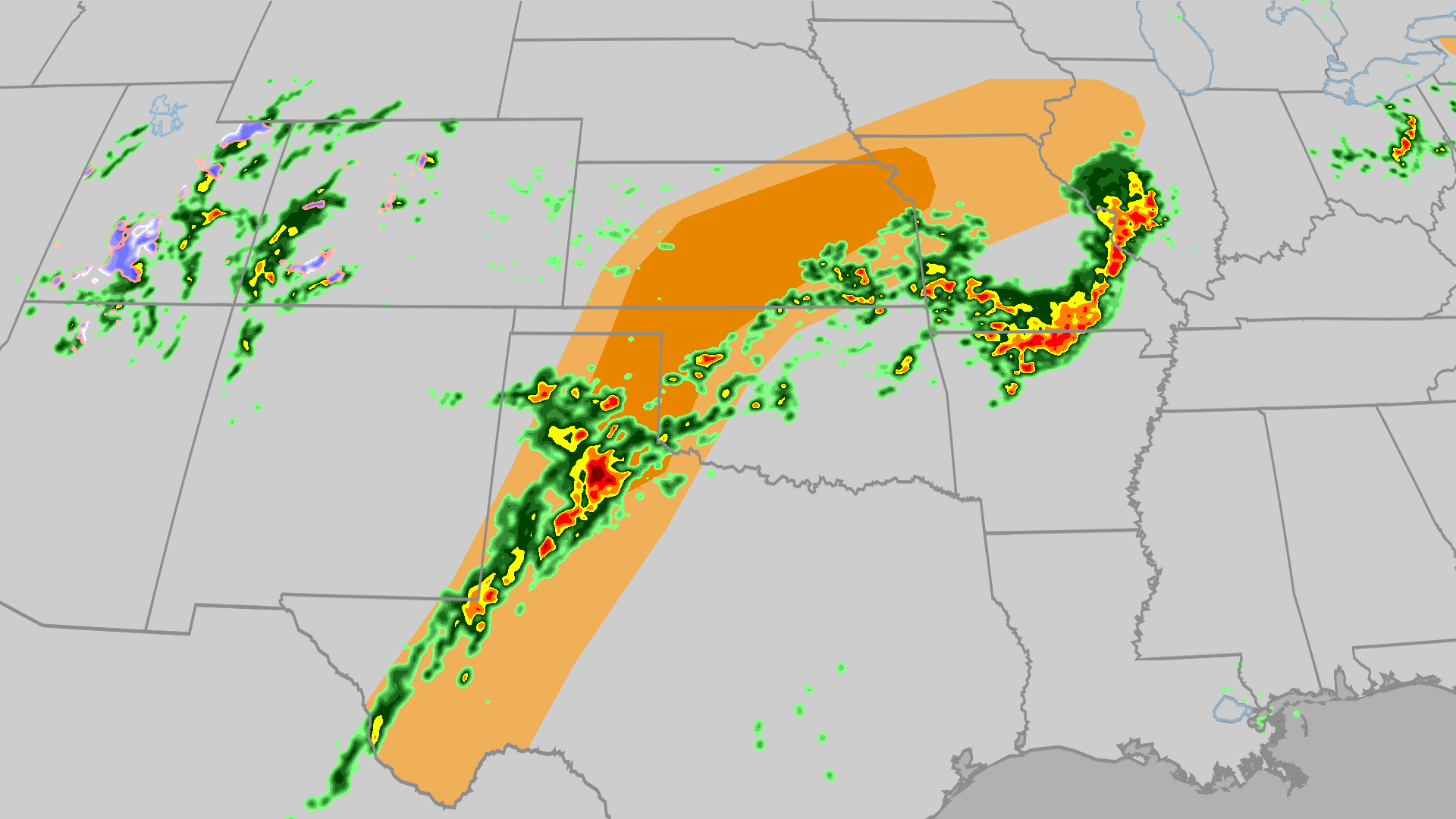 Severe storms target Plains this week, including Texas