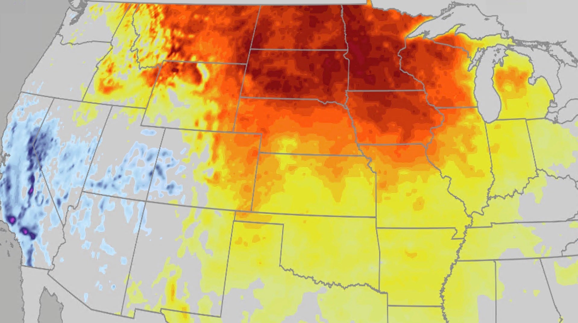 Temperatures soar across the Central US; back to the 70s, 80s