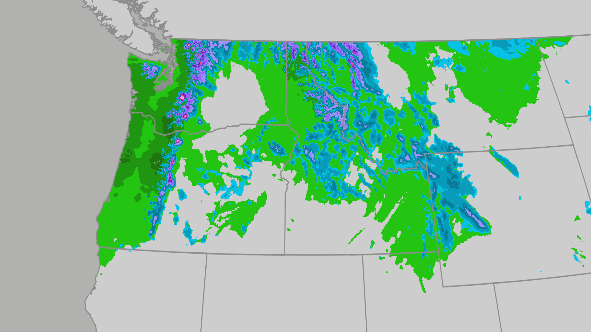 Days of rain, mountain snow for drought-stricken Pacific Northwest