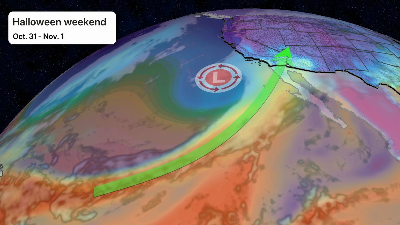 pineapple express atmospheric river forecast california southwest