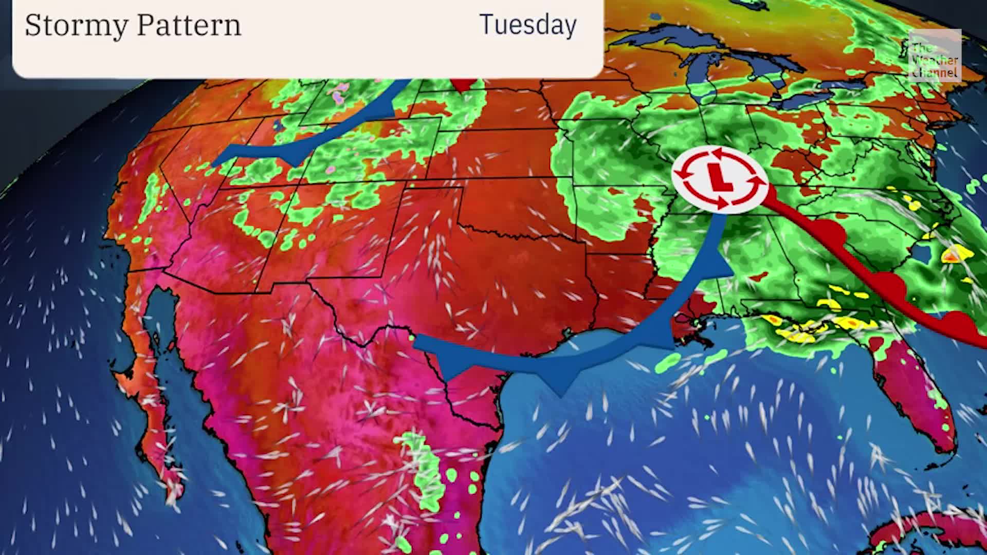 2 Systems, 2 Threats: Severe Storms, Flooding For The South