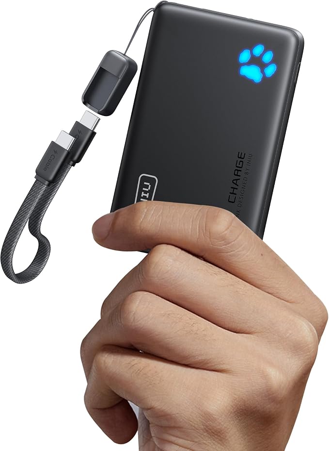 INIU 10,000mAH 45W Fast Charging Portable Charger