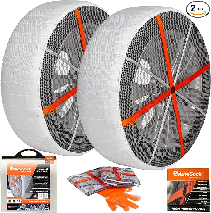 AutoSock Snow Socks for Tires (2-pack)