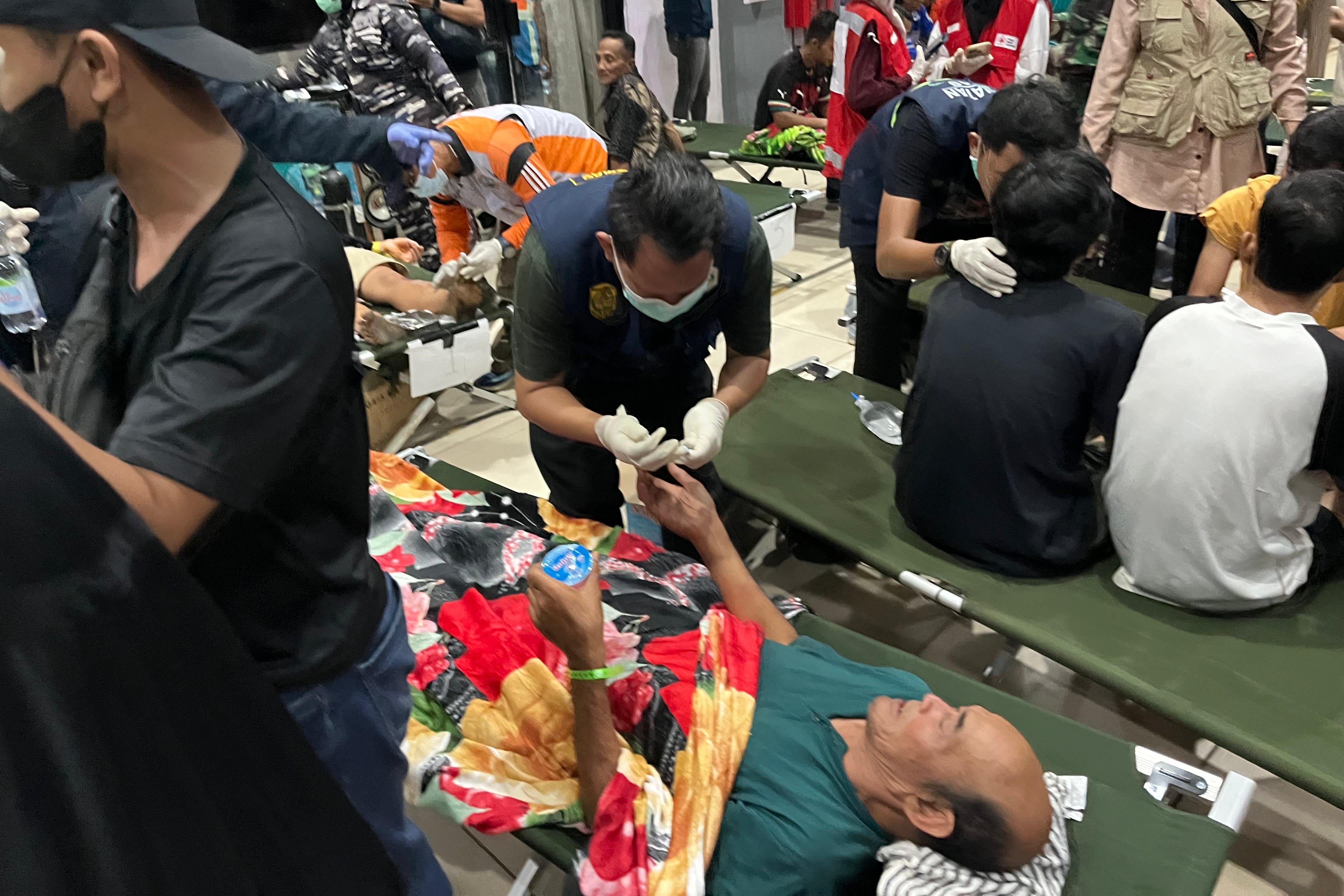 ferry survivor gets medical treatment