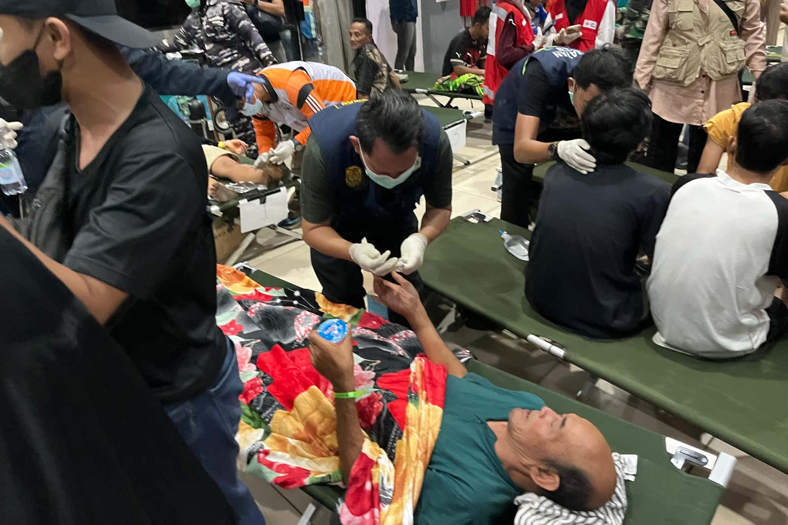 ferry survivor gets medical treatment