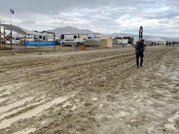 Burning Man mud