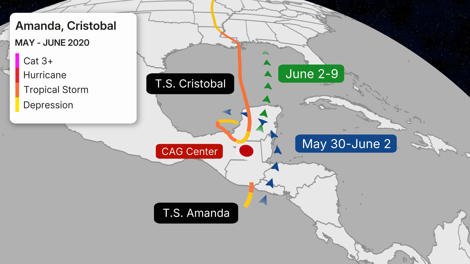CAG Amanda, Cristobal Tracks 2020
