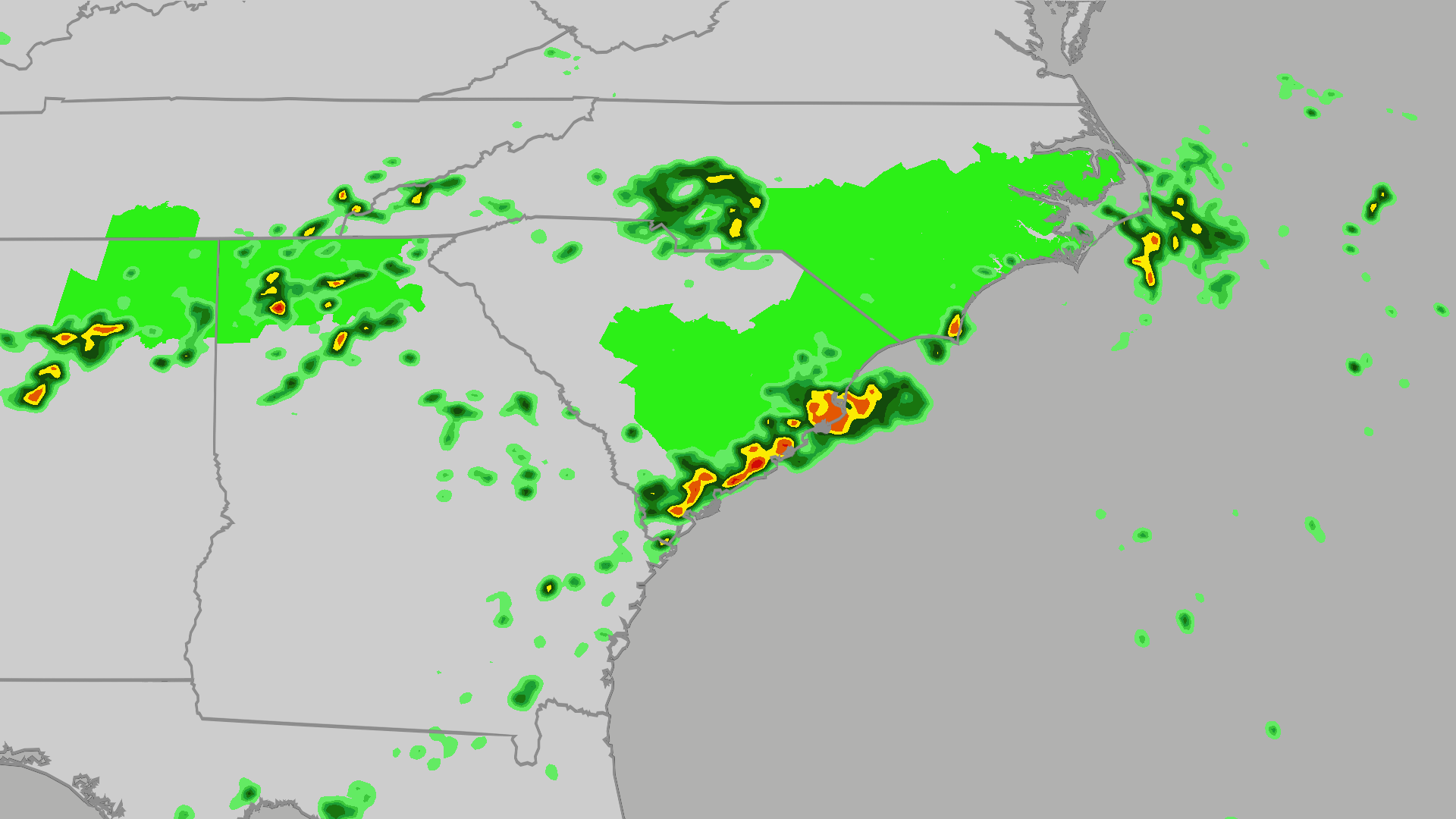 Flash flood risk for Carolinas, Southeast into Weekend