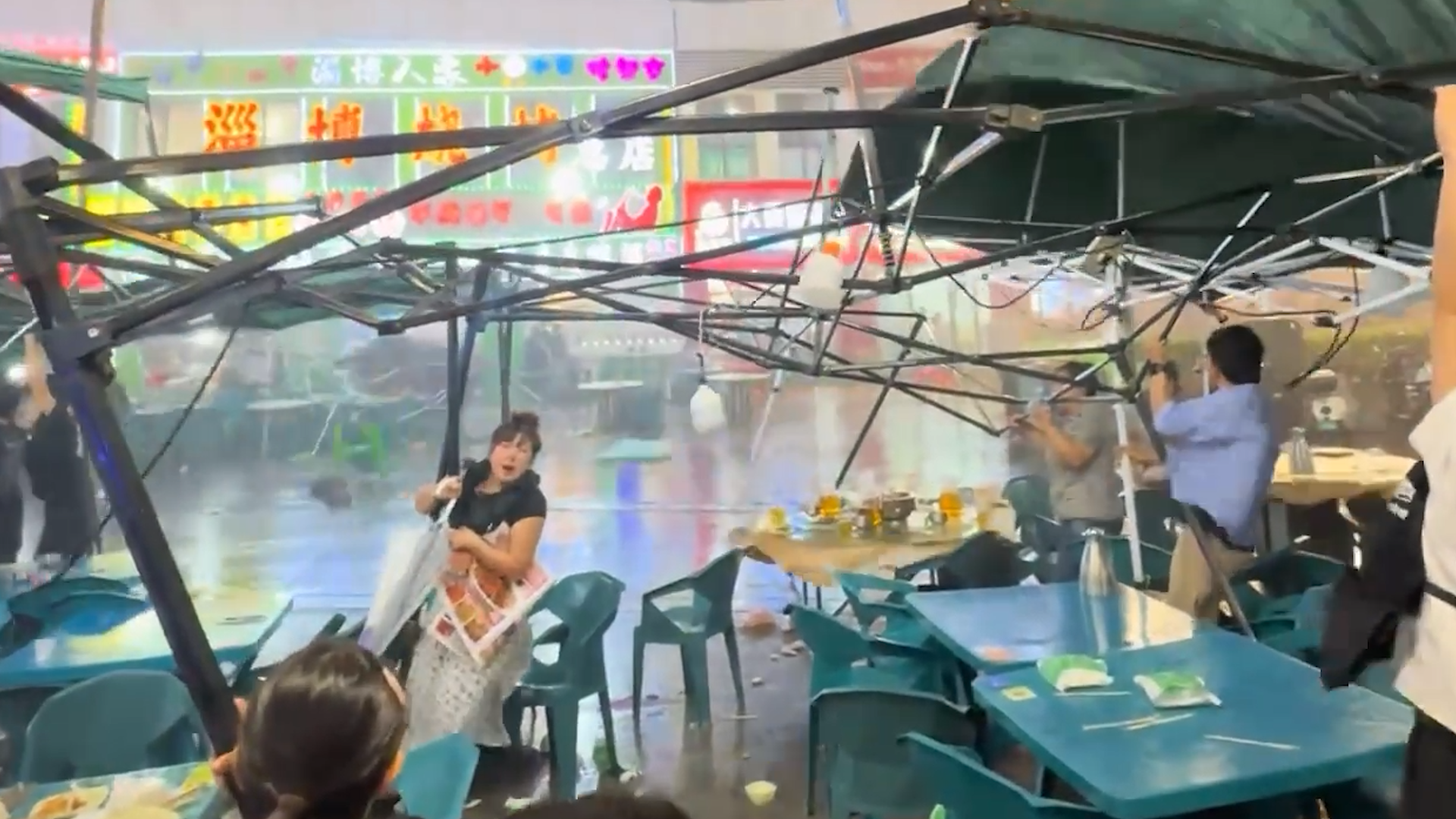 Watch: Deadly nighttime tornado tears through central China