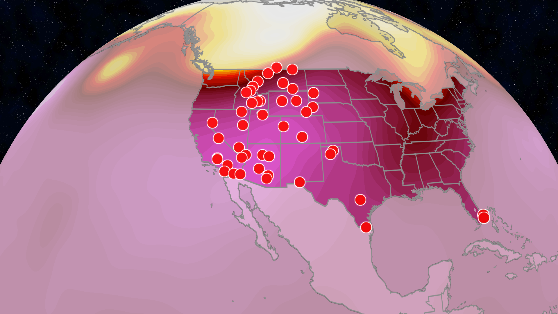 Triple digits for Southwest, Rockies