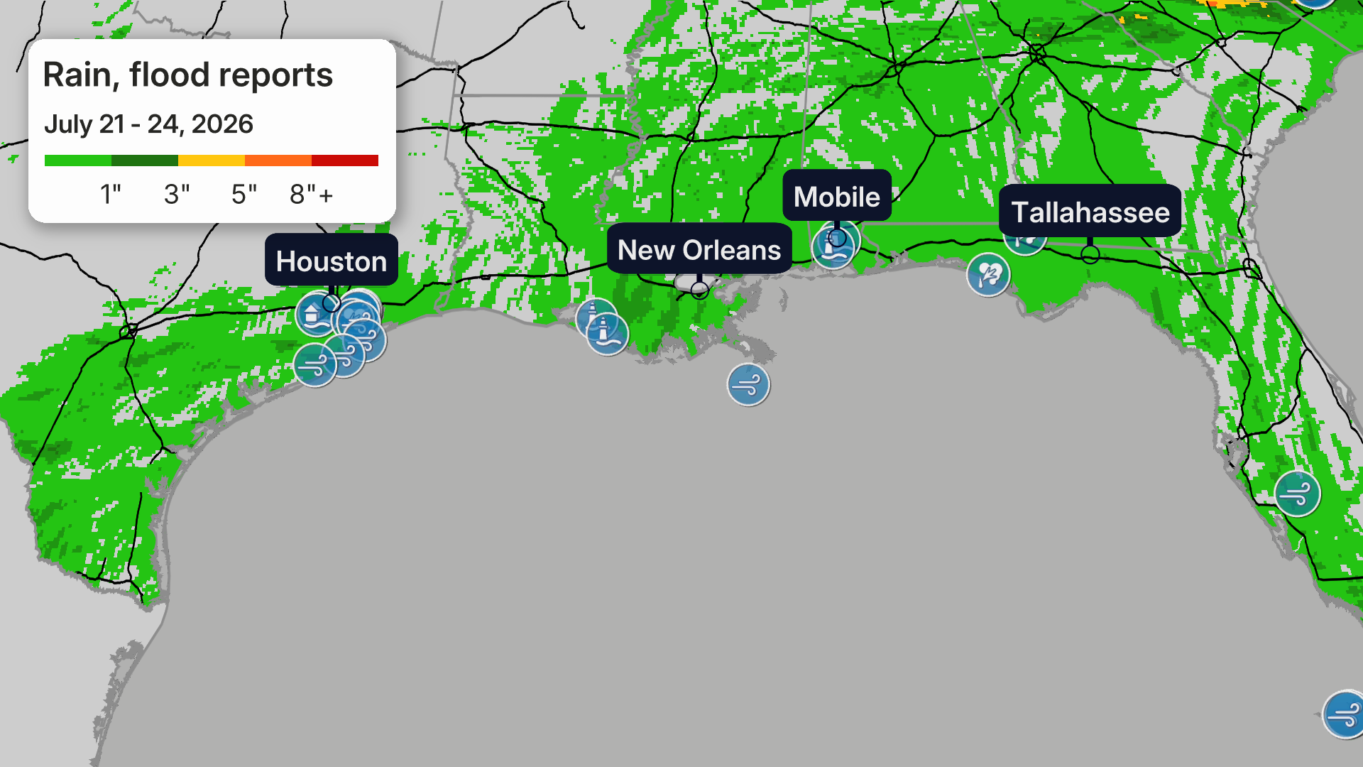 Bertha storm reports