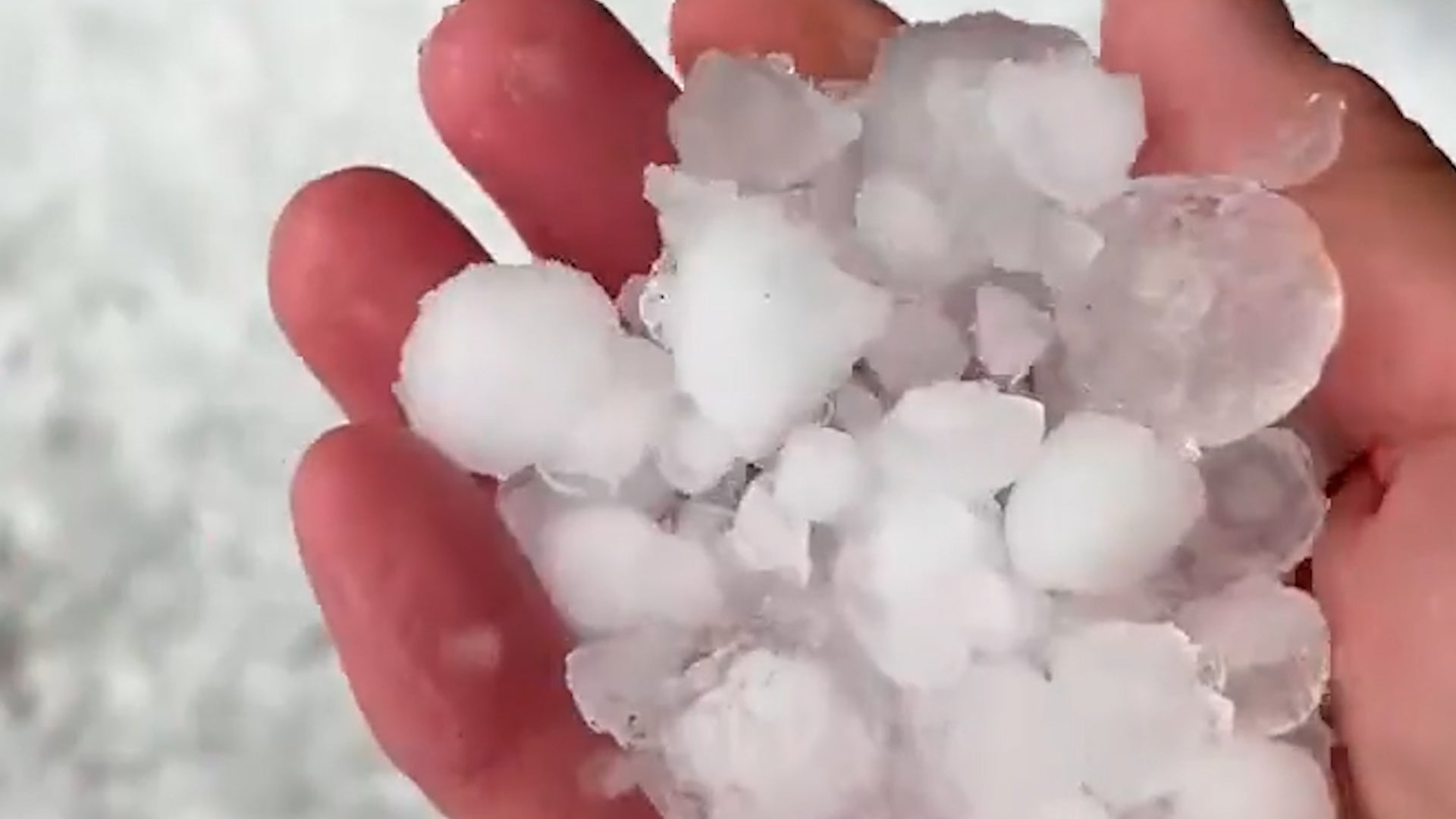 'Ow! That just hit me:' Minnesota pelted by piles of hail