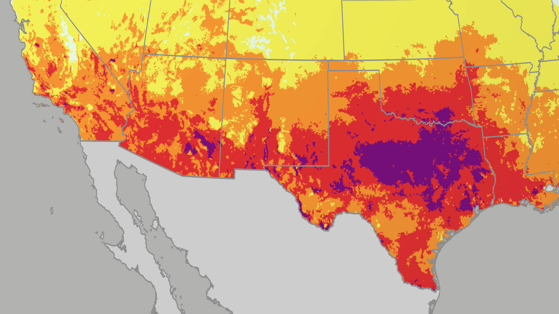 Extreme heat risk for millions across Southern Plains, Southwest