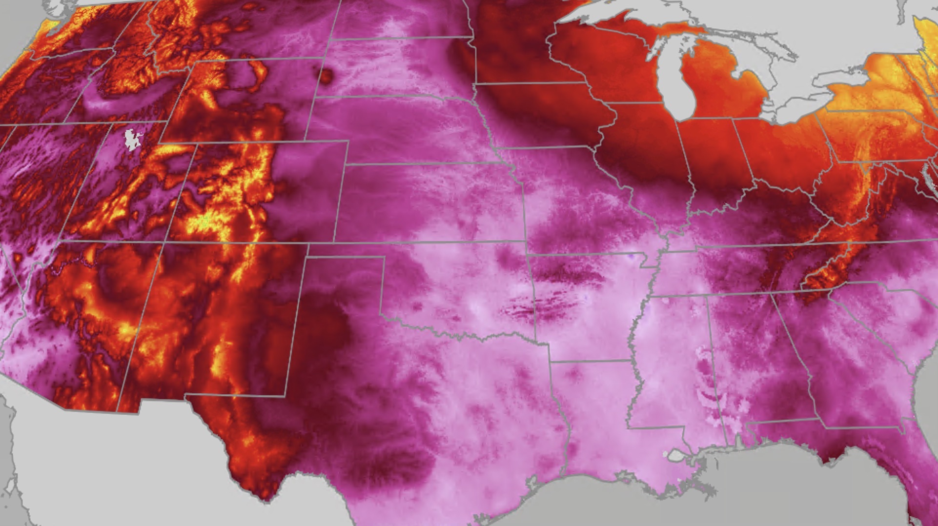 Triple-digit heat indices return to central US