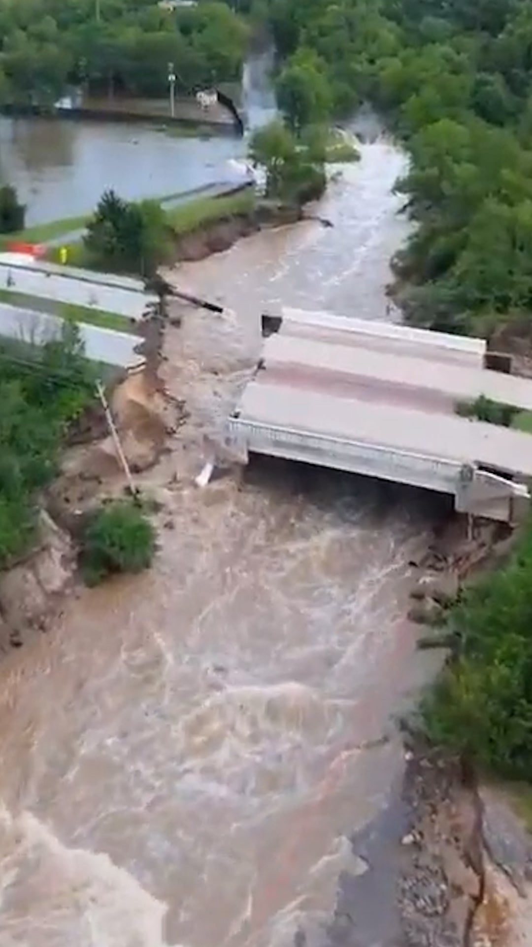 Indiana streets became rivers