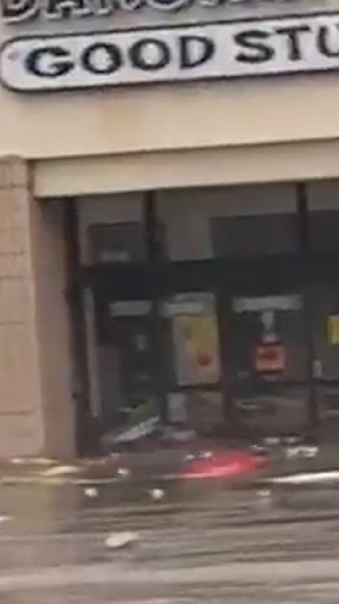 Floods carry merch out of Indiana store
