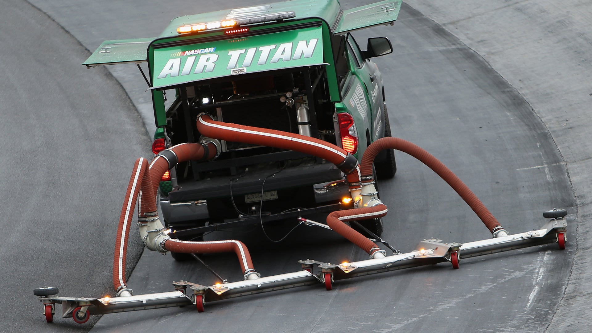 How NASCAR's Air Titan 2.0 cuts rain delays in half