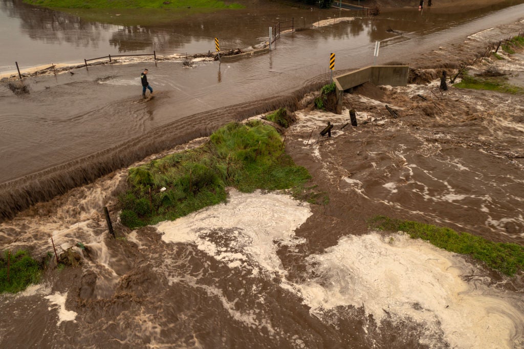 Atmospheric river brought flash flooding to parts of California. 