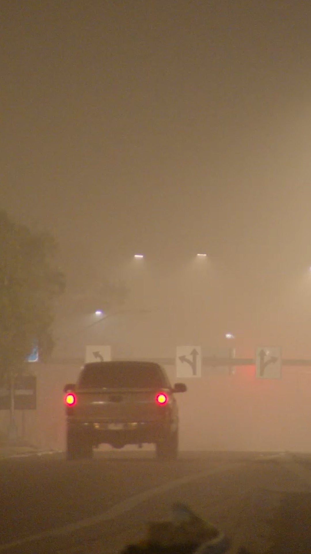 Overnight dust storm in Phoenix