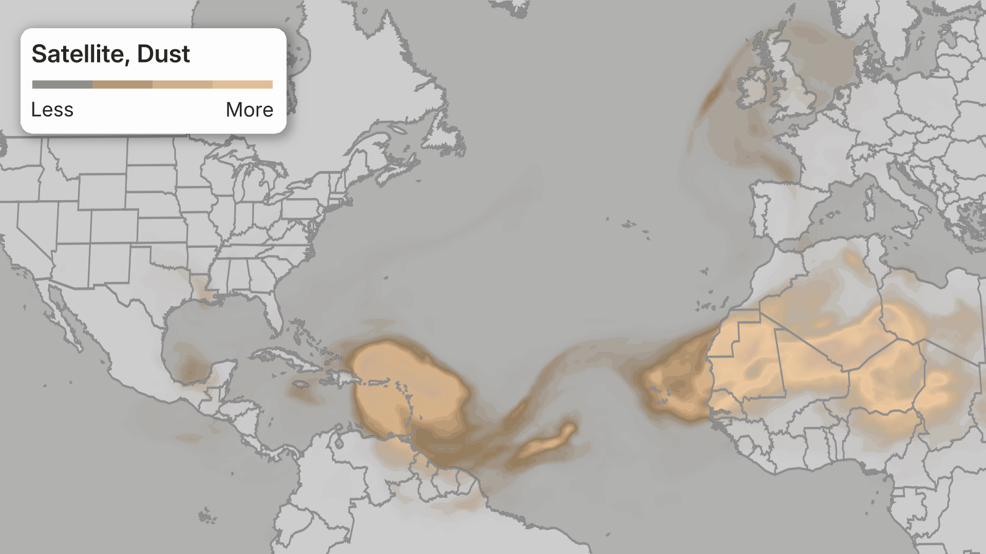 Saharan Dust over the Atlanta