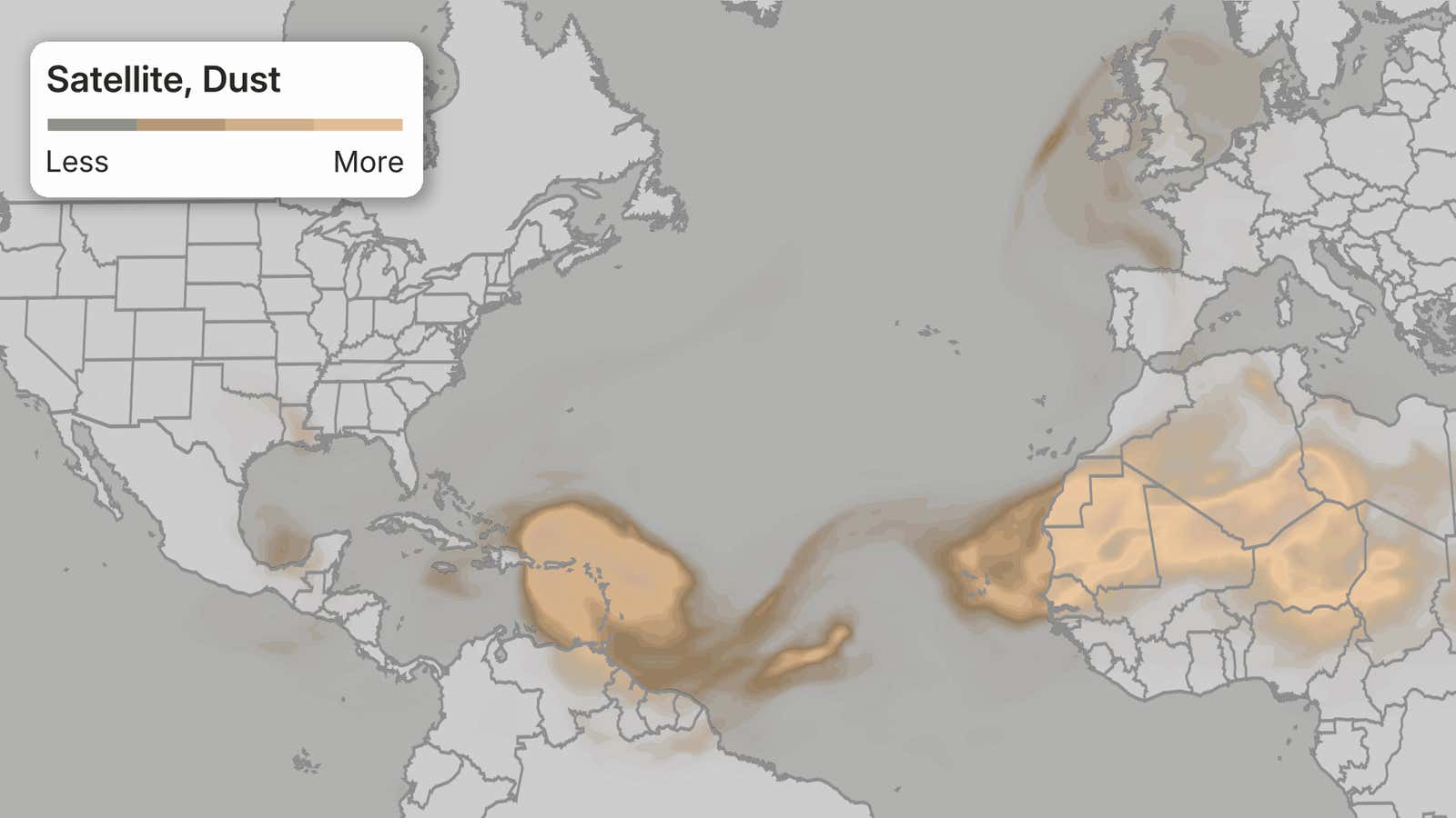Saharan Dust over the Atlanta