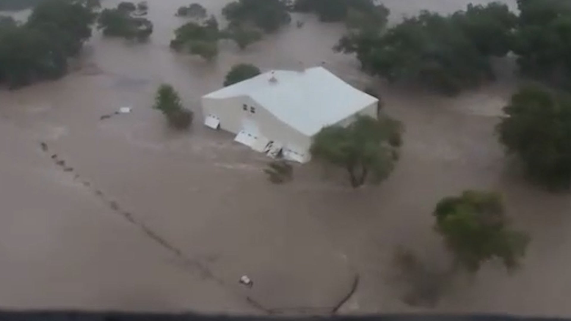 Watch: First responder POV as man airlifted from Texas floods