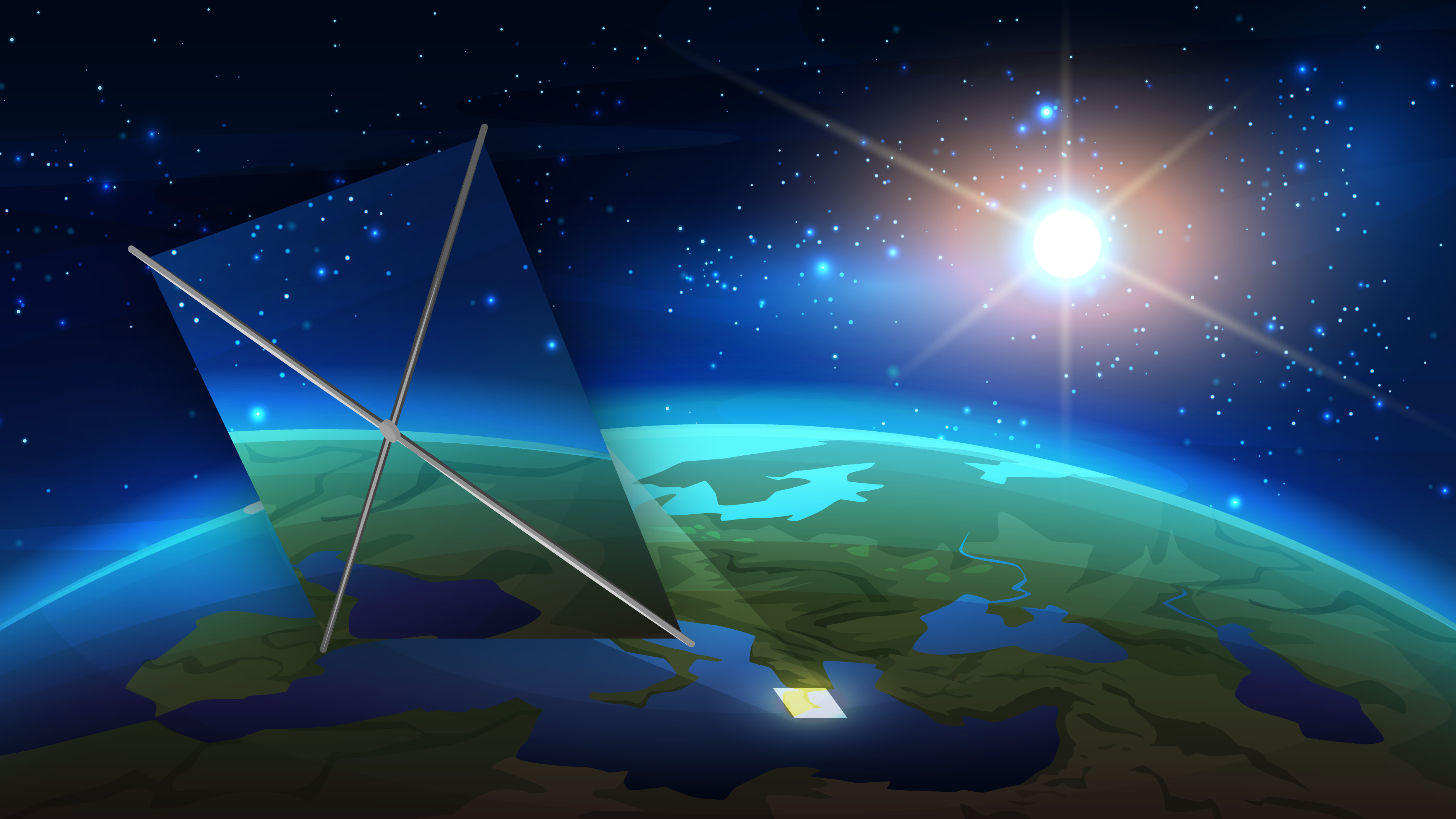 How the space mirror works