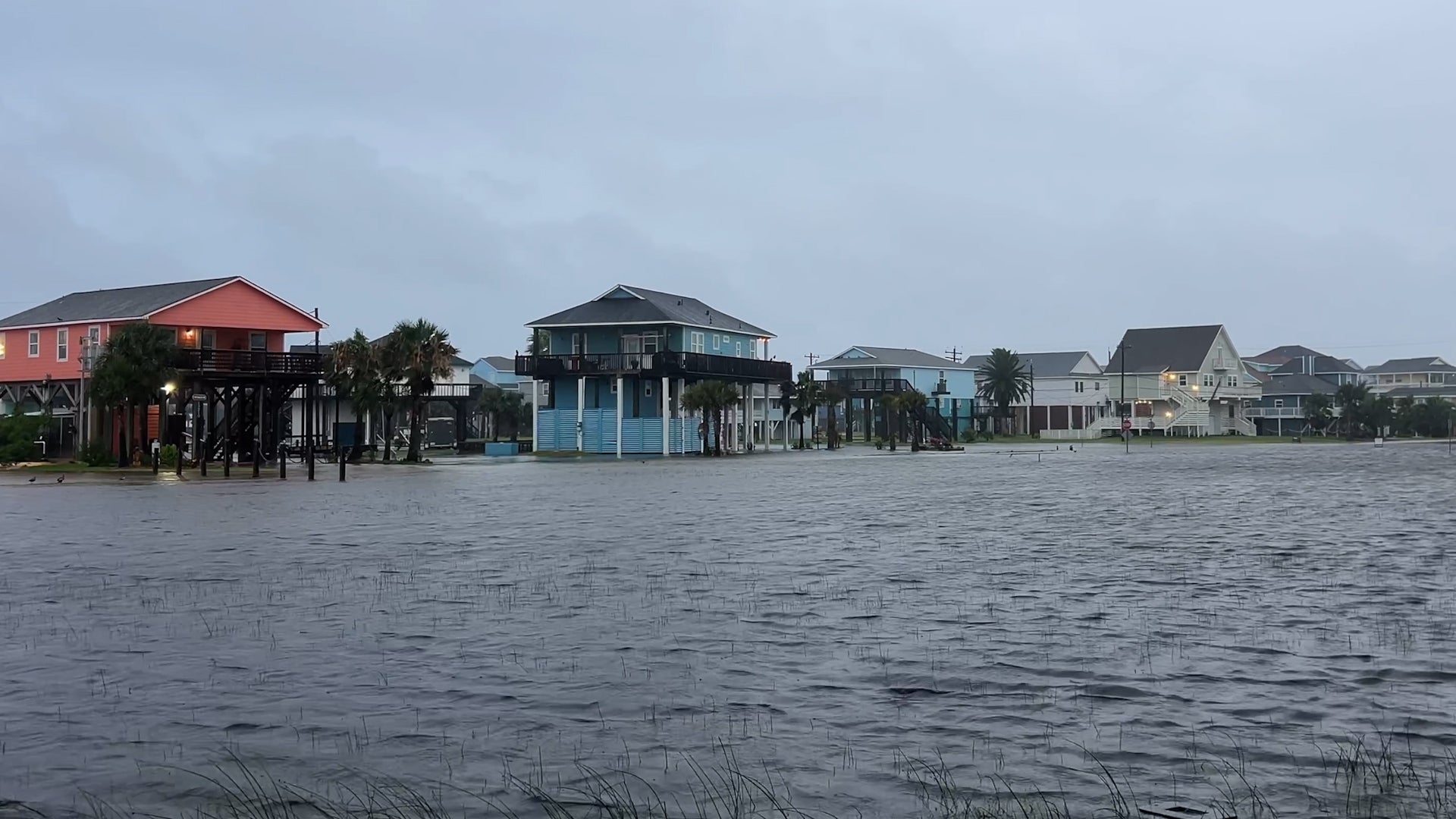 Rain already soaking Texas coast